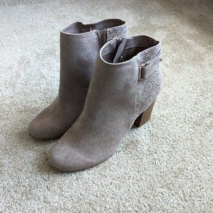 Tan booties